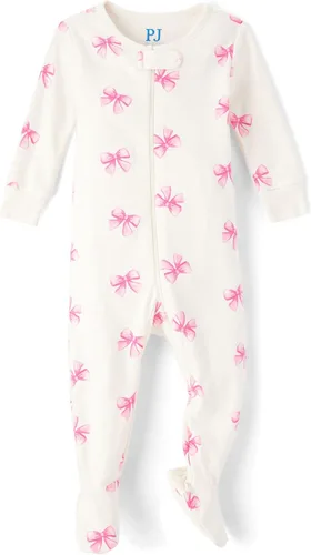 Miniatura 12 de The Children's Place baby-girls And Toddler Long Sleeve 100% Cotton Zip-front One Piece Footed Pajama