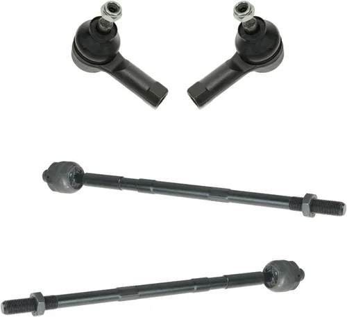 Miniatura 123 de TRQ Juego de barras de acoplamiento delanteras interiores y exteriores de 4 piezas compatible con Jeep Cherokee 1991-2001 y Comanche 91-92