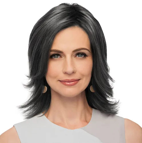 Miniatura 6 de Top Perfect Hair Topper Color GL 33-130 SANGRIA - Pelucas Gabor de 10 pulgadas de largo clip en Flexlite sintético oculta el cabello adelgazante