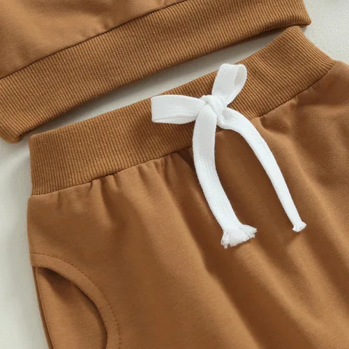 Miniatura 22 de Conjunto de sudadera con estampado para bebé y niña, sudadera larga para otoño e invierno