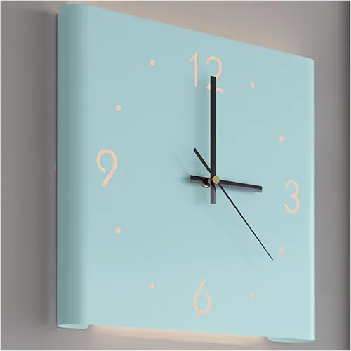 Miniatura 13 de KYOFIS Reloj de pared Corne de doble cara, reloj de pared digital de esquina con escala numeral, funciona con pilas, reloj de pared silencioso