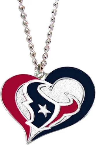 Miniatura 2 de Collar con colgante de corazón en espiral de la NFL - Joyería de regalo para mamá, esposa, hermana, hija, mejor amiga - Regalo ideal