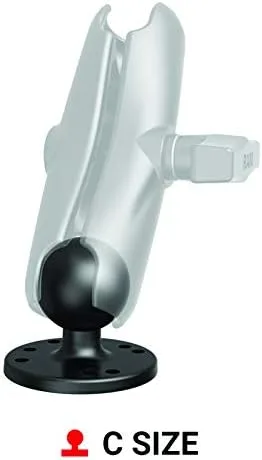 Miniatura 3 de RAM Mounts Placa redonda con bola RAM-202U con bola de tamaño C de 15 pulgadas