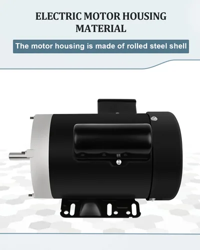 Miniatura 6 de Motor eléctrico, 1/2HP Motor de servicio agrícola, Motor monofásico 1750RPM 115/230V 56 Marco 5/8 "Diámetro del eje 60HZ 4Pole TEFC CW/CCW