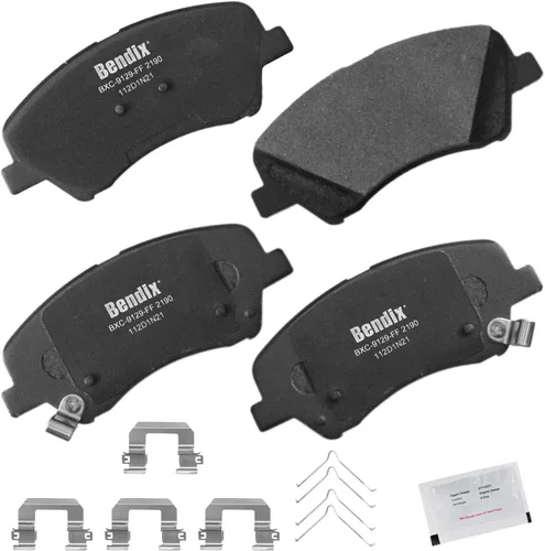 Miniatura 240 de Pastillas de freno delanteras cerámicas Bendix Priority1 CFC2302 para Hyundai Elantra 2021, Sonata 2022-2020, Kia K5 2023-2021