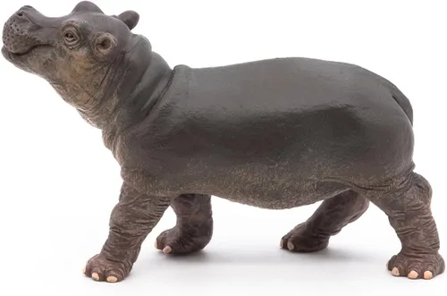 Miniatura 8 de Papo - Figura realista de hipopótamo bebé - A partir de 3 años - Colección Wild Life - Juego educativo de animales jóvenes - Juguete de idea