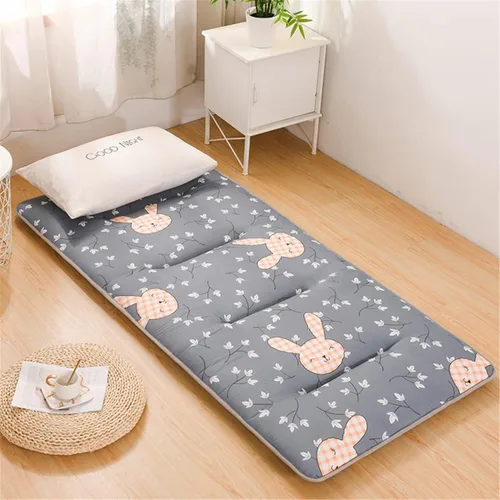 Miniatura 16 de ZWDYY Colchón de futón japonés, colchón enrollable para dormitorio de estudiantes, colchón para cama de suelo, colchón, colchón plegable tatami