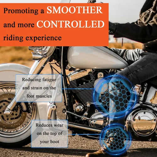 Miniatura 2 de FOVPLUE Palancas de cambio de talón/punta con clavijas de cambio, clavijas de cambio delanteras y traseras para Harley '86-'17 FL Softail