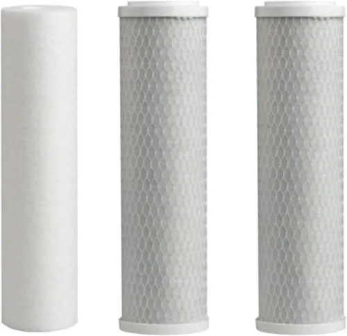 CFS Kit de filtro de agua de repuesto de 10 pulgadas que incluye cartuchos de sedimentos y bloques de carbono compatibles con los modelos Olympia