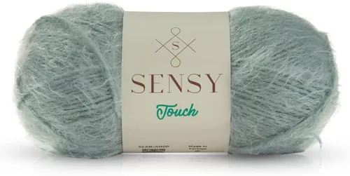 Miniatura 28 de Sensy Touch - Ovillo de lana, 3.5 onzas, 268 yardas, calibre 3 claro (blanco)