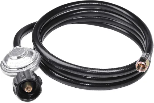 DOZYANT Regulador Universal de Propano de Baja Presión QCC1 de 8 Pies para Reemplazo de Parrilla con Manguera de 8 Pies para la Mayoría de Parrillas