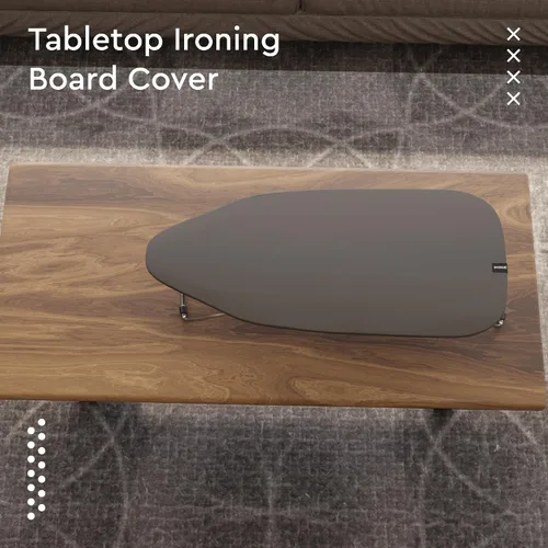 Miniatura 6 de Encasa XO Funda y Almohadilla para Tabla de Planchar 49"x18" - Cubierta de Fieltro de 4mm para Tabla de Planchar Ancha con Acolchado - Resistente al