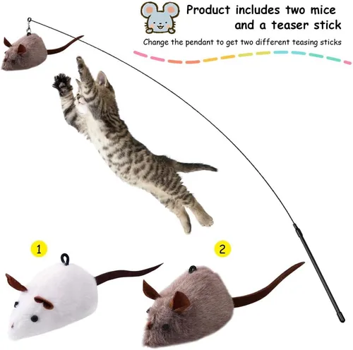 Miniatura 2 de PAZ'S GIFT Juguetes para gatos de felpa con hierba gatera, juguetes para patadas para gatos, limpia los dientes, elimina el mal aliento, adorables