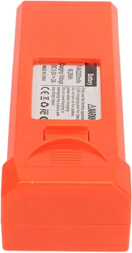 Miniatura 4 de Keenso 7.4V 2200mah Drone Battery Spare Part Replacement Lithium for LYERC L900 PRO SE Quadcopter with Overcharge (Orange)