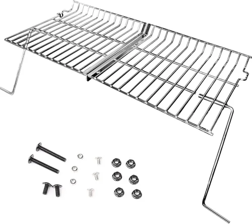 Miniatura 7 de Uniflasy Rejilla de calentamiento universal de 20.6 a 32.08 pulgadas, rejilla superior para parrilla Nexgrill, Dynaglo, Cuisinart, Monument 4/5