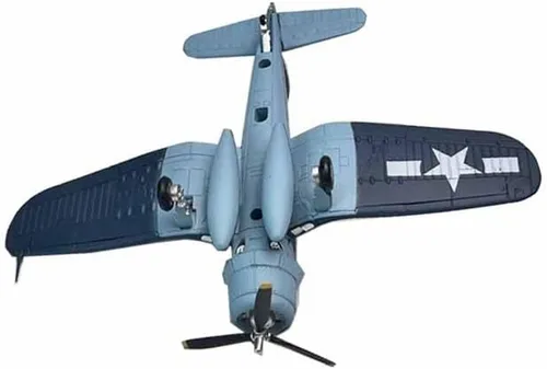 Miniatura 8 de 1/72 Escala WW2 US F4U-1 F4U Corsair Fighter Aircraft Metal Militar Avión Modelo de juguete para colección o regalo
