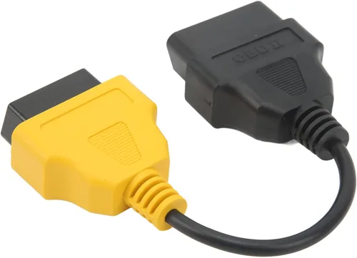 Qinlorgo Cable OBD2, instalación fácil de la prueba de diagnóstico del cable de extensión del ABS OBD2 para el escáner auto del ECU