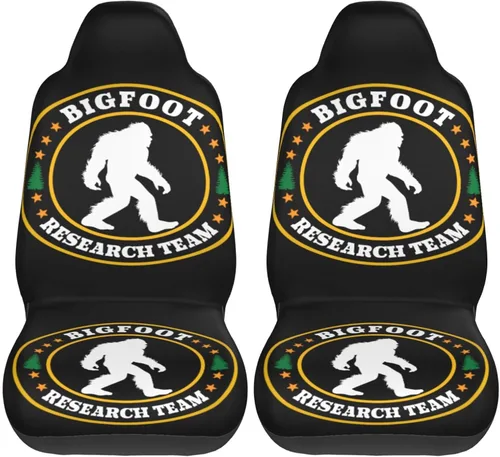 Miniatura 8 de Alien and Bigfoot - Funda de asiento delantero de automóvil para hombres y mujeres, 2 piezas, fundas de asiento automotriz para automóviles, SUV