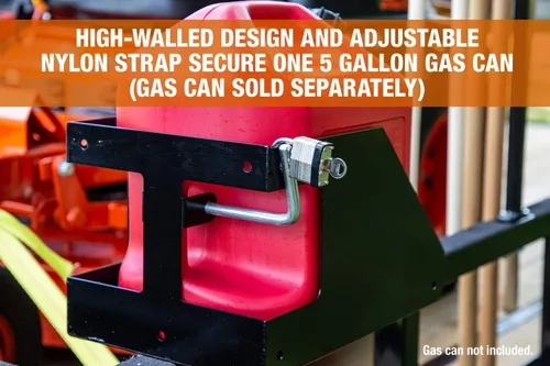Miniatura 3 de Buyers Products LT32 - Soporte para contenedores de gas para remolques abiertos y cerrados, fabricado en los Estados Unidos, equipo de cuidado