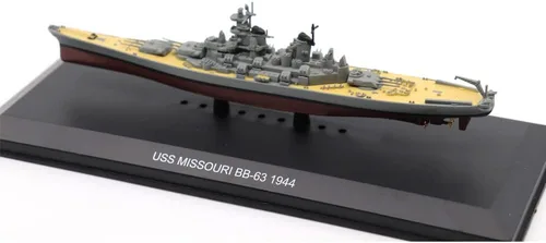 Miniatura 2 de Motor city classics 1:1250 Escala militar fundida a presión coleccionable USS Missouri BB-63 1944 Acorazados legendarios Modelo Militaria