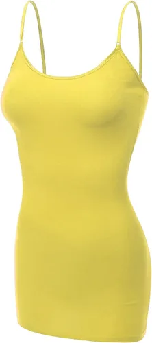 Miniatura 345 de Emmalise Camisola larga casual básica para mujer, con tirantes ajustables, top en capas