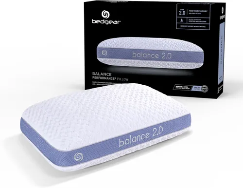Bedgear Almohada Balance Performance – 2.0 – Almohada de cama que absorbe la humedad para todas las posiciones de sueño – Almohada de cama de Patrón