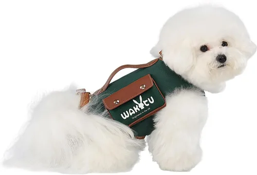 Miniatura 12 de Wakytu Arnés de elevación para perro, arnés VES ajustable para perro, correa ajustable para perro con bolsa pequeña para golosinas para cachorros
