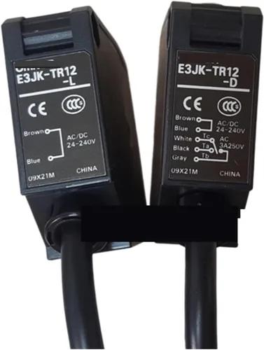Miniatura 3 de HEXEH E3JK-TR12-C Interruptor inductivo del sensor fotoeléctrico de 2M OMS (E3JK-TR12-D E3JK-TR12-L) 24-240VAC/DC