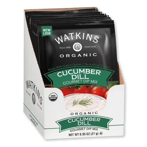 Miniatura 9 de Watkins Mezcla de inmersión gourmet orgánica, salsa y crema agria, paquetes de 1.23 onzas, paquete de 12