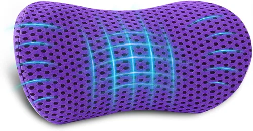 Miniatura 11 de Almohada lumbar, almohada de apoyo lumbar de espuma viscoelástica para silla de oficina y asiento de automóvil, almohada de apoyo para aliviar