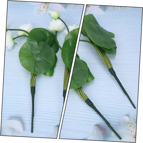 Miniatura 9 de DECHOUS 3 piezas de flores falsas de seda artificiales para decoración del hogar, ornamento falso de seda para el hogar