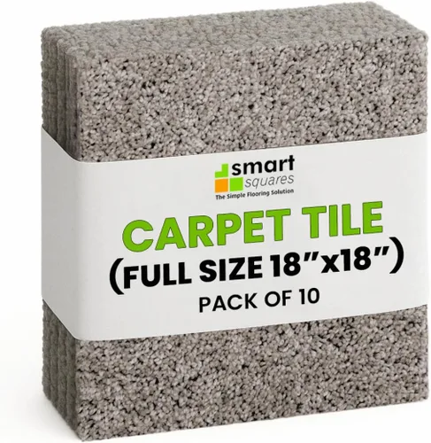Miniatura 17 de Smart Squares Easy Street - Azulejos de felpa de alta calidad, fabricados en Estados Unidos, azulejos de suelo de 8 x 8 pulgadas con acolchado 486