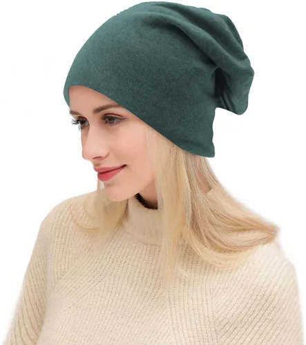 Miniatura 2 de UTTPLL Gorros de algodón holgados unisex ligeros, hip-hop, suaves, holgados, elásticos, gorros de quimioterapia para hombres y mujeres