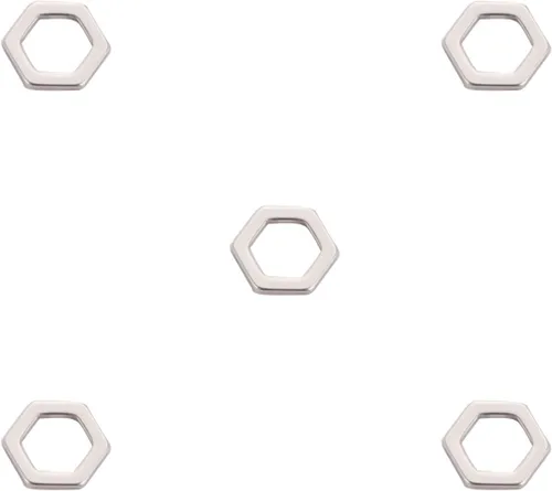 Miniatura 38 de kkjoy 5 dijes de acero inoxidable para hacer joyas y manualidades, varios colgantes pequeños, suministros de manualidades, accesorios para pulseras