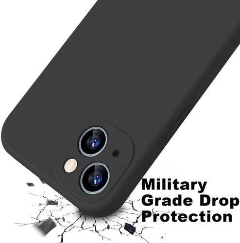 Miniatura 5 de Funda compatible con iPhone 13 de 6.1 pulgadas, de silicona líquida premium [forro de microfibra suave antiarañazos], goma de gel, protección Uva