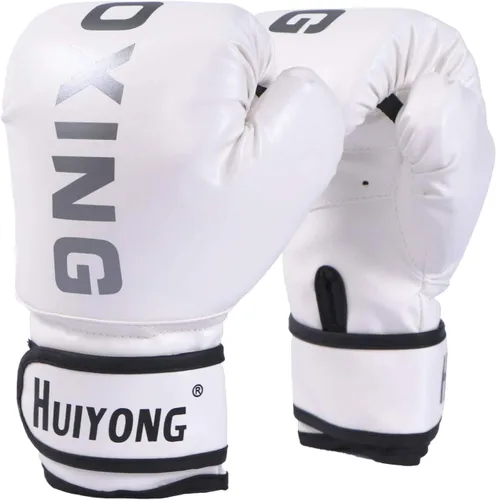Miniatura 8 de Guantes de boxeo para niños HUINING, guantes de entrenamiento para niños, guantes de boxeo MMA, guantes de boxeo de poliuretano, con dibujos