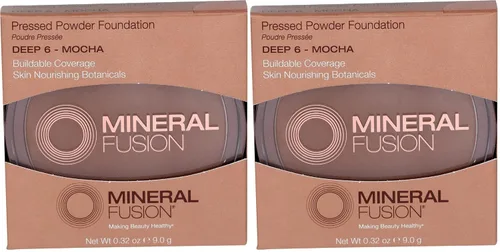 Miniatura 14 de Mineral Fusion Base de maquillaje en polvo prensado, Deep 1, piel media/bronceada con matices dorados, maquillaje de base que desafía la edad