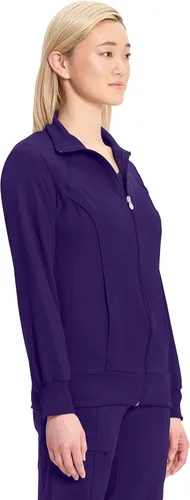 Miniatura 19 de Infinity by Cherokee 2391A - Chaquetas médicas con cremallera frontal para mujer, tela elástica en 4 direcciones