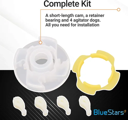 Miniatura 4 de BlueStars Kit de Reparación de Agitador de Leva Corta Ultra Duradero 285809 para Lavadora - Compatible con Lavadoras Whirlpool y Maytag - Reemplaza