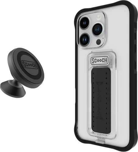 Miniatura 165 de Scooch® para iPhone 15 Pro Max Funda con Soporte, Funda Kickstand Wingman 5-en-1, Protección contra Caídas de Grado Militar, Kickstand Desplegable