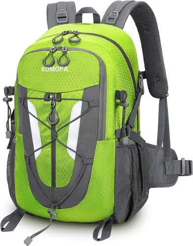 Miniatura 10 de Mochila de senderismo de 30 L, ligera, mochila de viaje pequeña para hombres y mujeres, para acampar al aire libre, mochilero, color azul