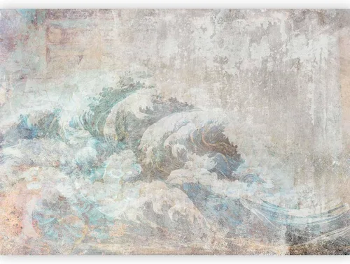 Miniatura 9 de artgeist Mural de pared La gran ola de Kanagawa por Katsushika Hokusai - Arte fino japonés de 77 x 55 pulgadas - Mural de pared autoadhesivo XXL, #01