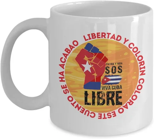 Miniatura 5 de Soy Cubano - cafecito y aroma de Cuba taza de café - Patria y Libertad
