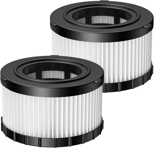 DC5151H Filtro de repuesto para DEWALT DC515 DCV517, filtro de vacío lavable, compatible con aspiradora DeWalt en seco y húmedo, paquete de 2