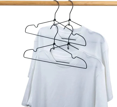 Miniatura 7 de Ganchos de conector para colgar ropa, clips extensores resistentes, organizador de mini ganchos de conexión en cascada para perchas de plástico