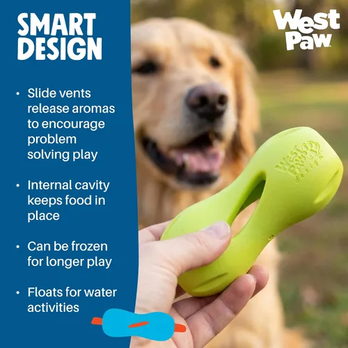 Miniatura 7 de West Paw Design, Juguete para perro Qwizl Aqua Pequeño
