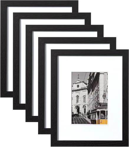Miniatura 116 de eletecpro - Juego de 10 marcos de fotos de 5 x 7 pulgadas, collage de marcos de fotos para decoración de pared, muestra fotos de 4 x 6