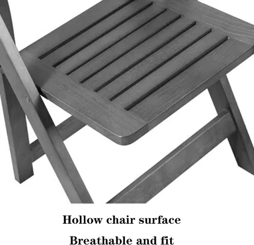 Miniatura 6 de Folding Chairs Silla de comedor plegable para muebles, silla de entrenamiento de oficina de madera maciza, silla de escritorio, silla de estudio