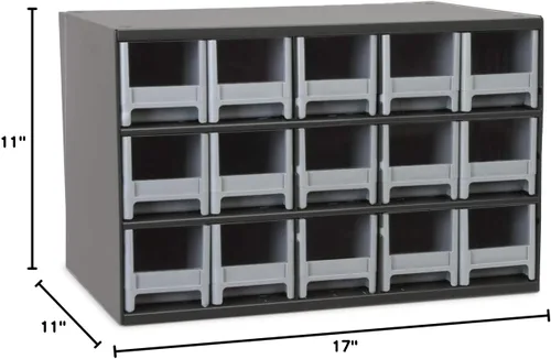 Miniatura 6 de Akro-Mils Gabinete de almacenamiento de acero para garaje, organizador de piezas pequeñas, gabinete de metal para hardware, clavos, tornillos