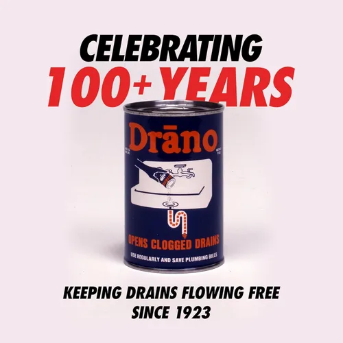 Miniatura 7 de Drano Removedor de obstrucciones de espuma de doble fuerza, línea comercial, 17 onzas
